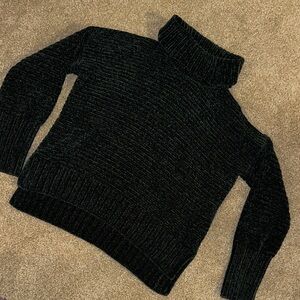 Soft Green Turtleneck Sweater